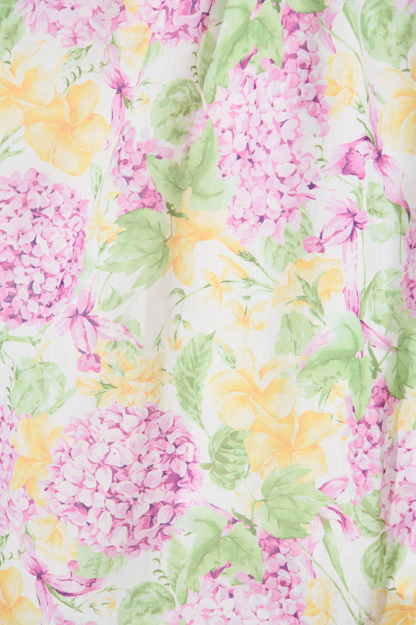 Lovelife Maxi Shirt Dress in Lilac Multi Floral Linen Blend