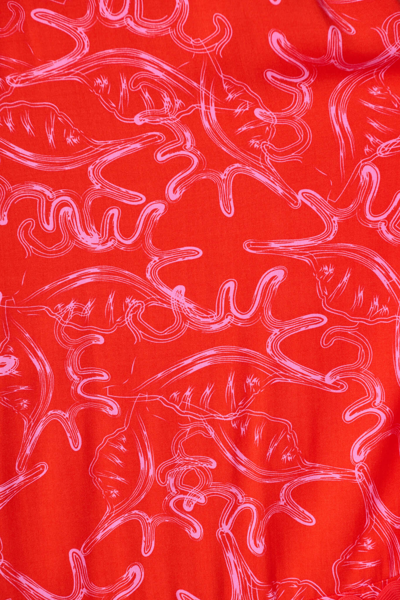 Nightbloom Maxi Sundress In Red Print With Ric Rac Trim