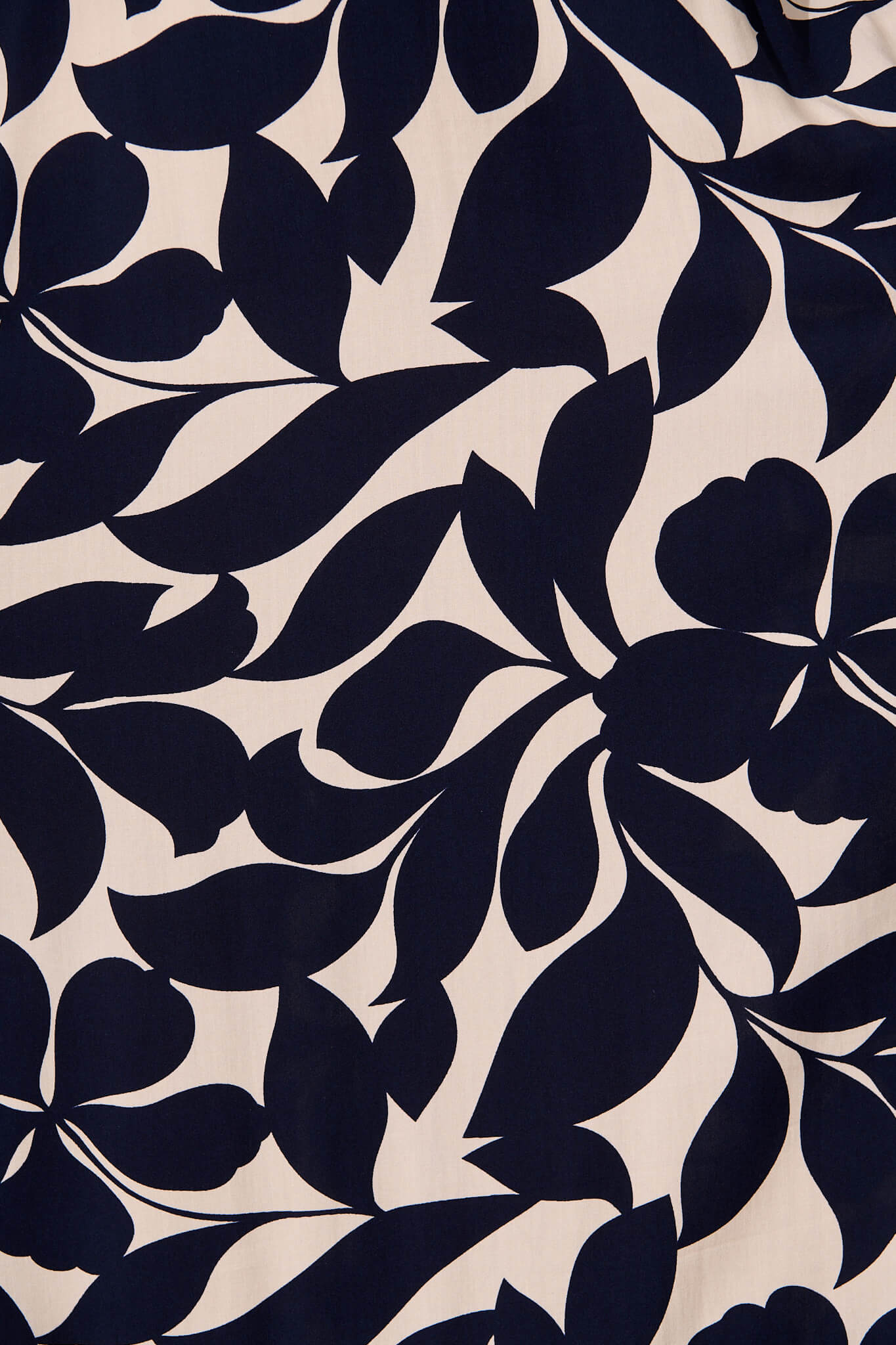 Nightbloom Maxi Sundress In Navy Leaf With Ric Rac Trim