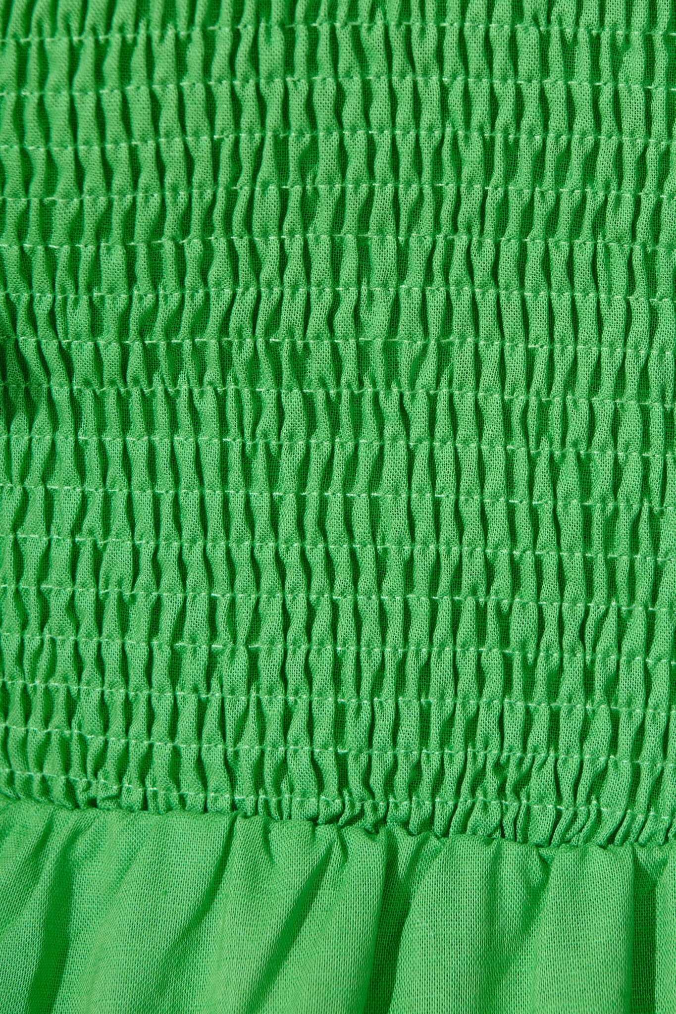 Elyria Maxi Dress In Green Cotton Linen Blend