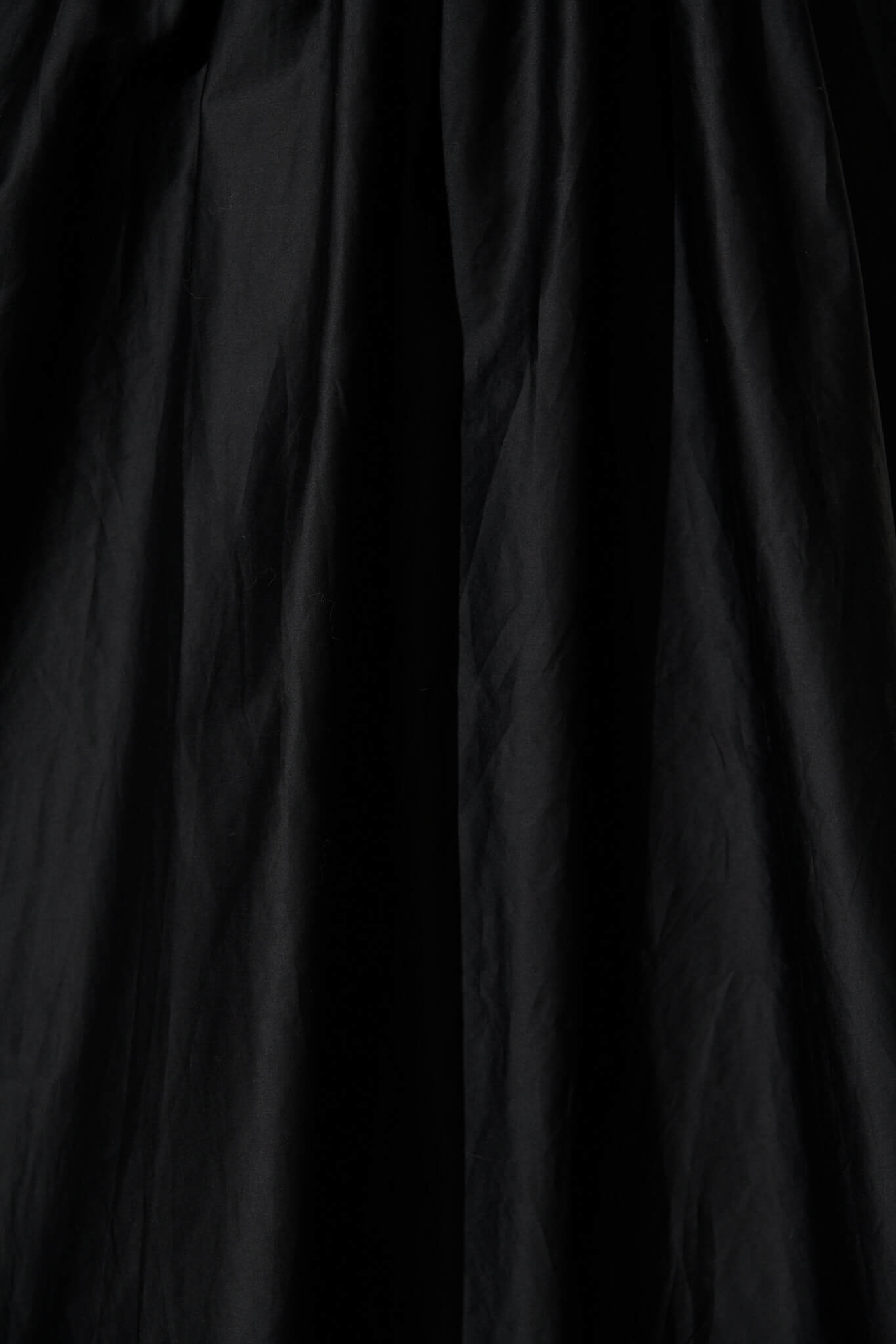 Momentum Maxi Dress In Black Cotton Sateen