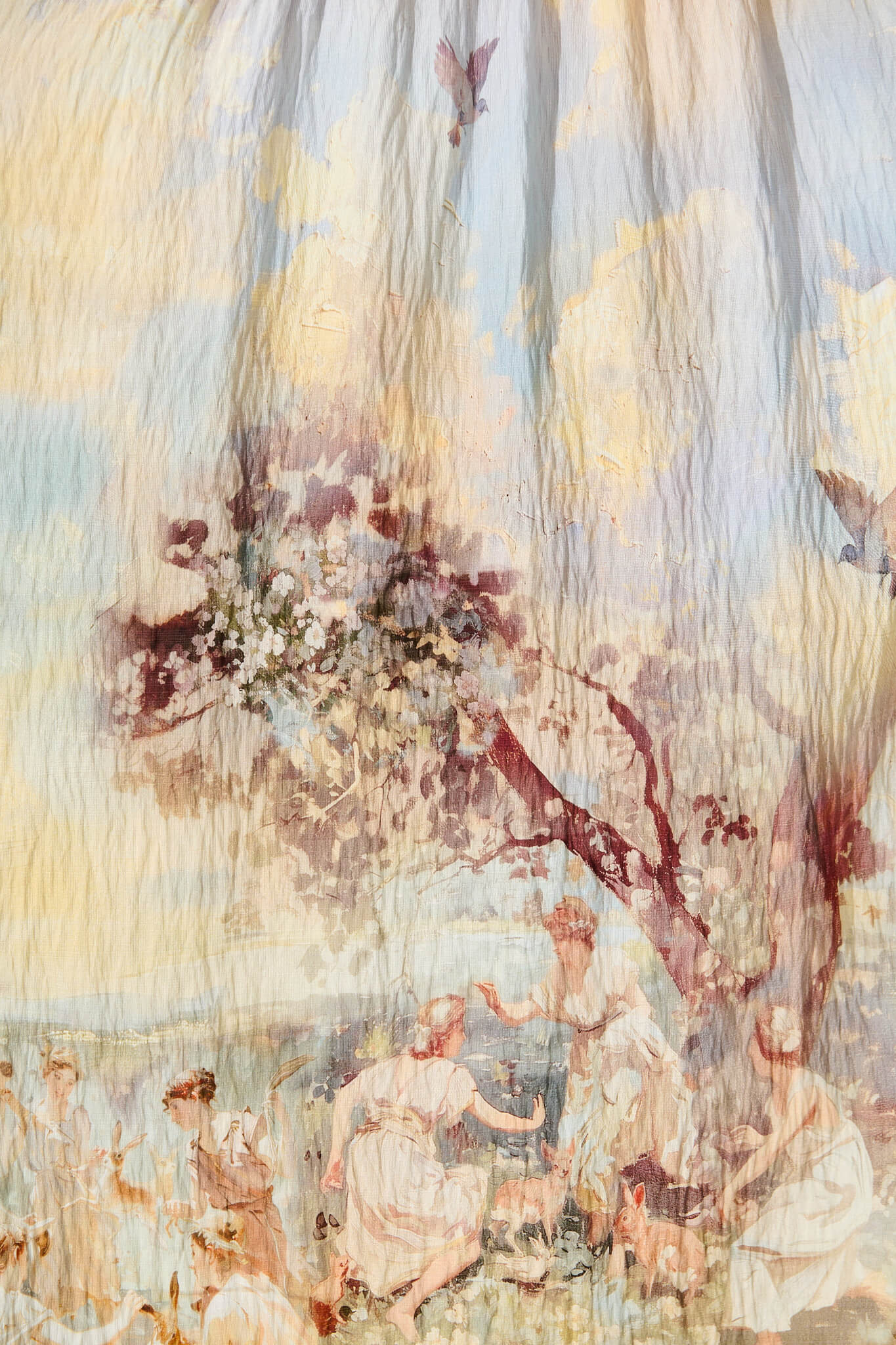 Tilda Maxi Sundress In Pastel Multi Print