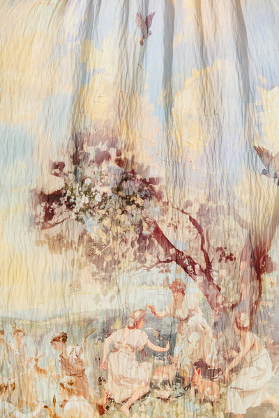 Tilda Maxi Sundress In Pastel Multi Print