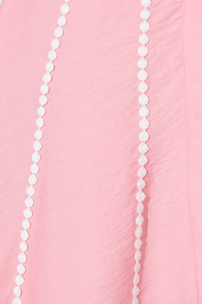 Adore Maxi Shirt Dress In Pink