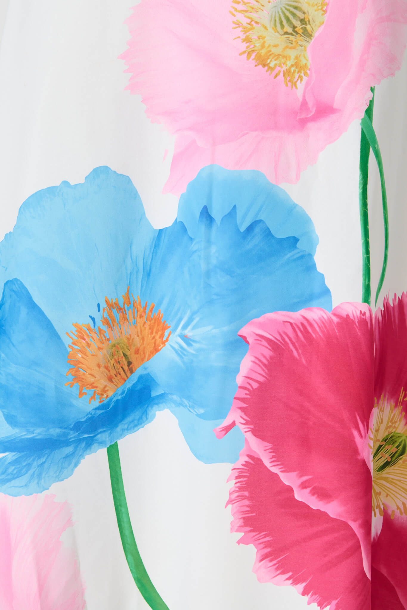 Tropicalia Maxi Sundress In White With Multi Floral Print