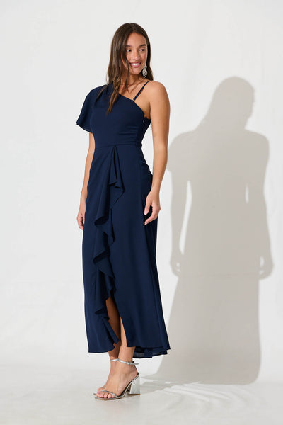 Avian Maxi Dress In Navy
