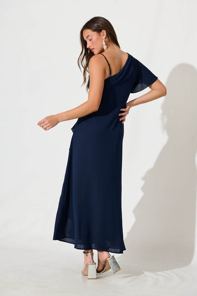 Avian Maxi Dress In Navy