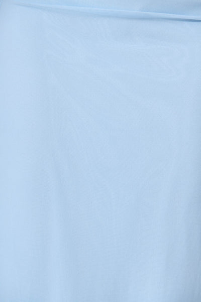 Motley Maxi Dress in Pale Blue Mesh