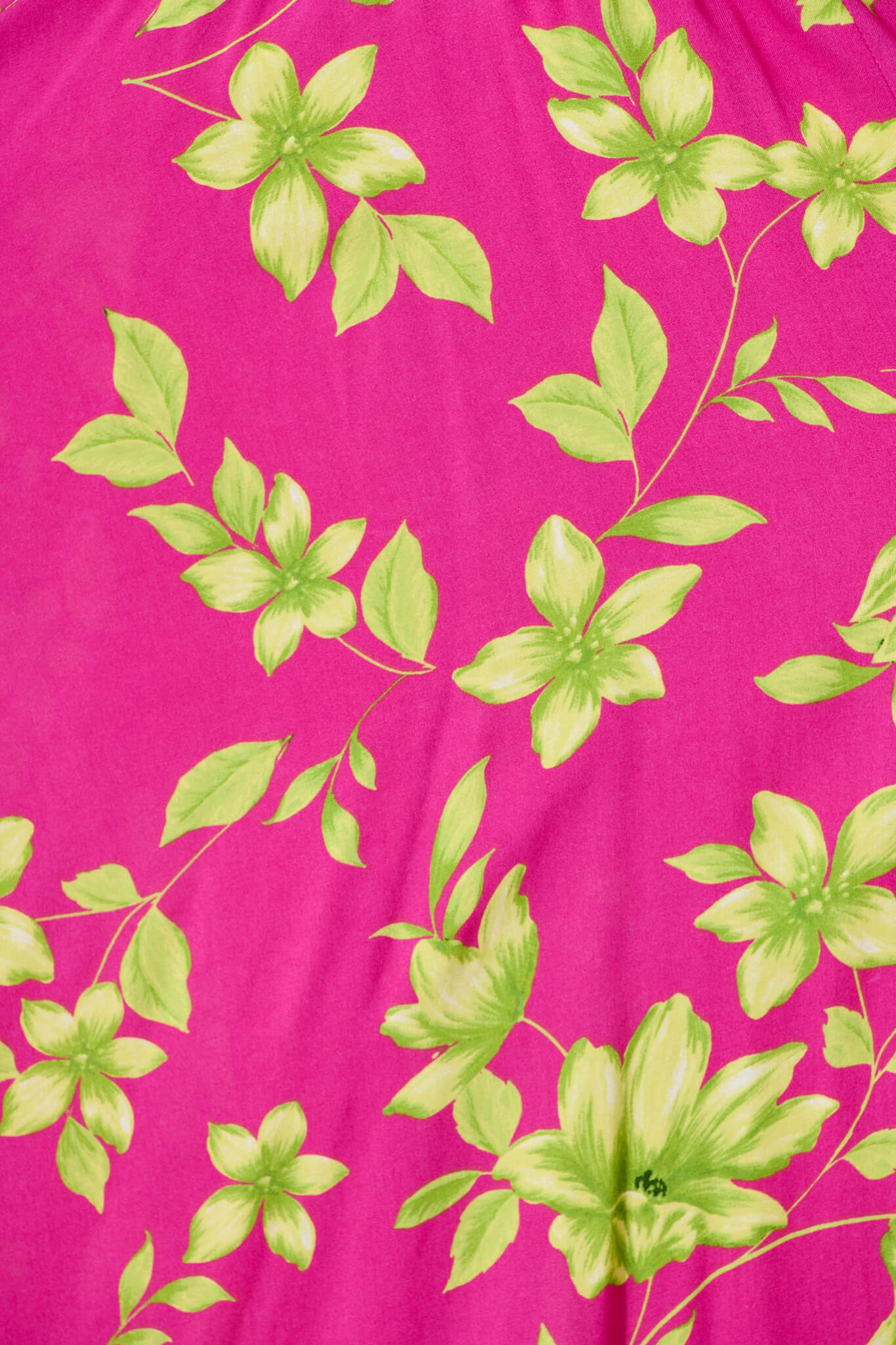 Arianne Maxi Dress in Pink with Green Floral