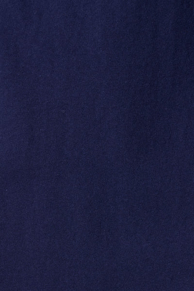 Ahreana Midi Dress in Navy Cotton