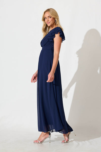 Marvellous Maxi Dress In Navy