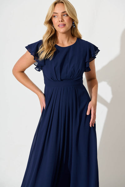 Marvellous Maxi Dress In Navy