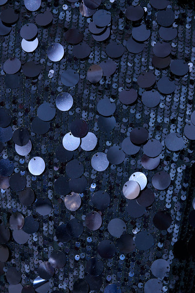 Nashi Maxi Dress in Midnight Blue Sequin