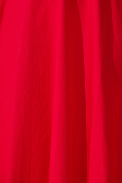 Irisa Maxi Dress in Red Cotton