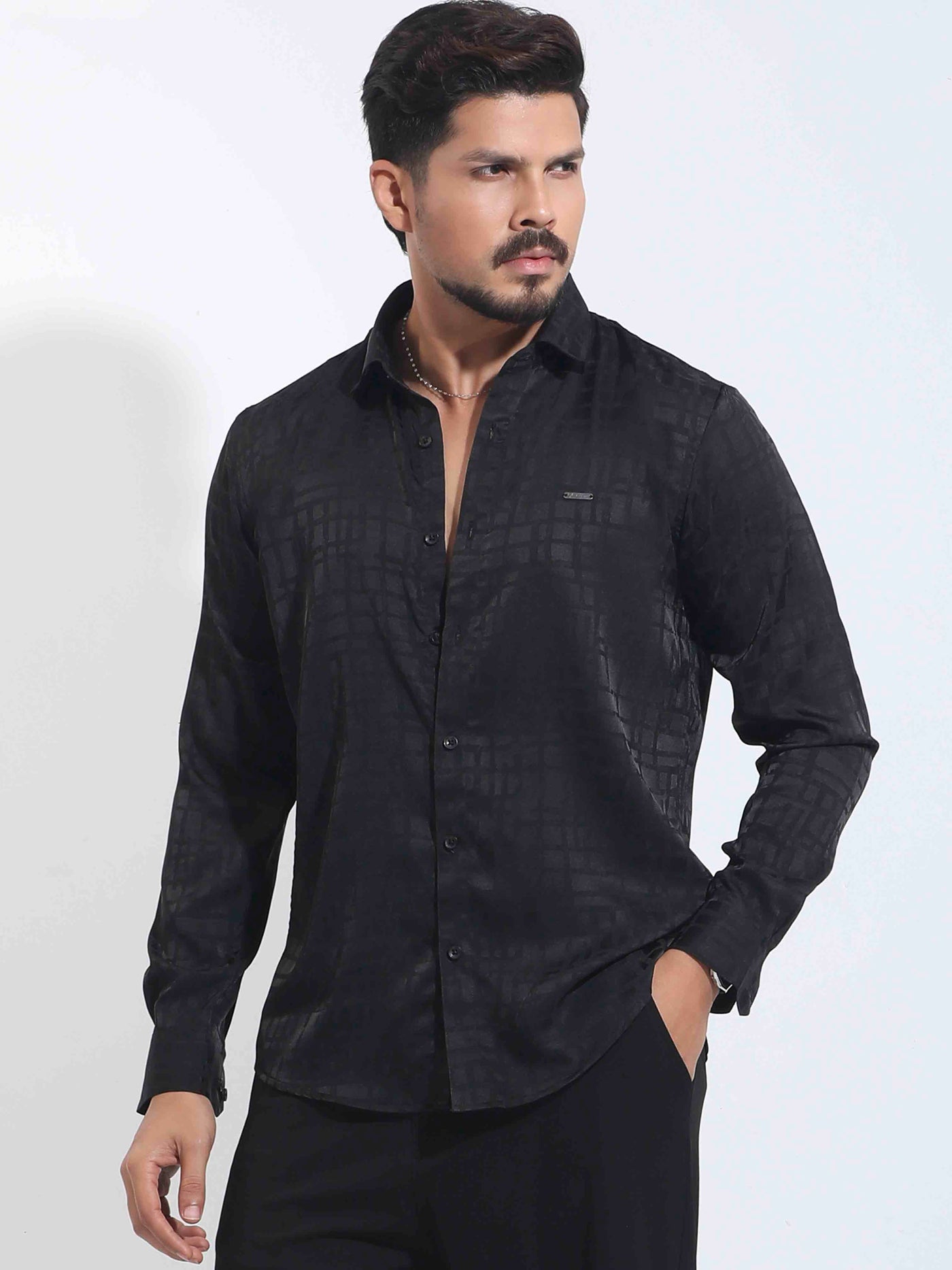 Black Box Printed Premium Full Sleeve Shirt