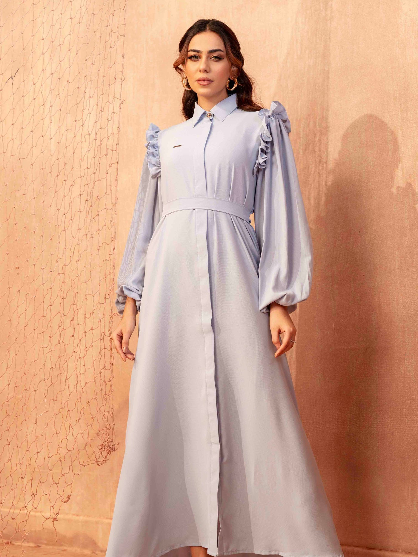 Carolina Blue Female Long Dress