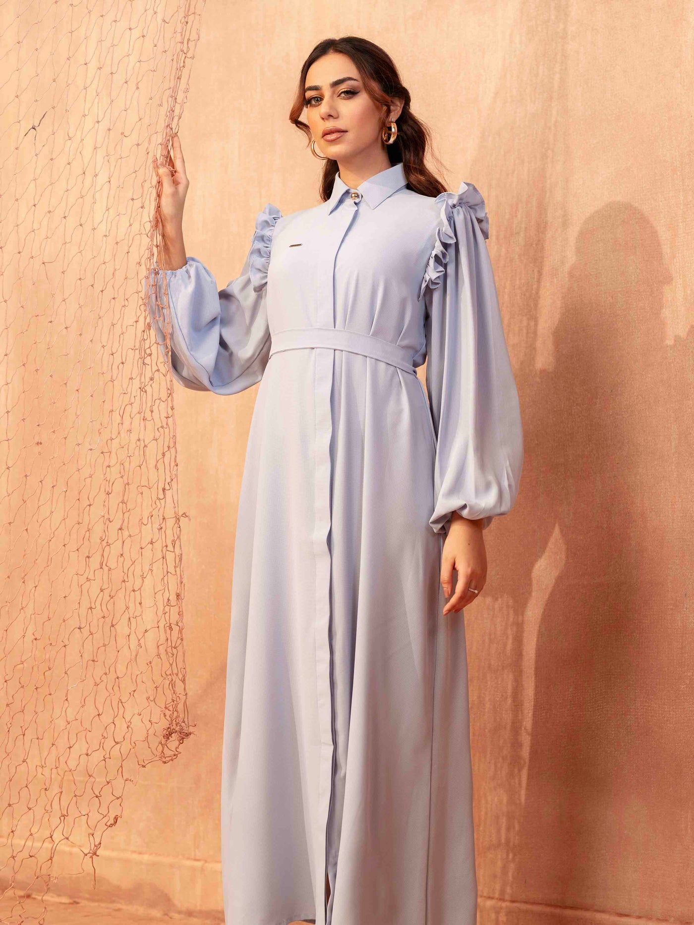 Carolina Blue Female Long Dress
